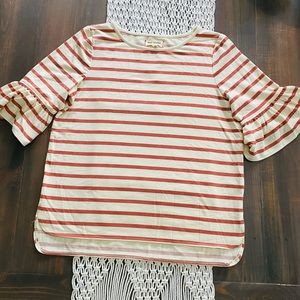 NWT Max Studio “Weekend” striped top